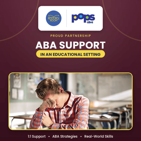 Resource Room and POPS ABA partnership — ABA support in an educational setting.